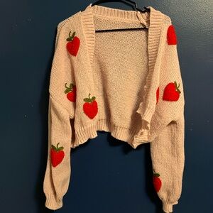 SHEIN Strawberry Sweater